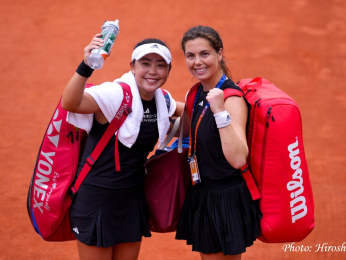 【全仏オープン】女子ダブルスの穂積絵莉組は準決勝で敗退