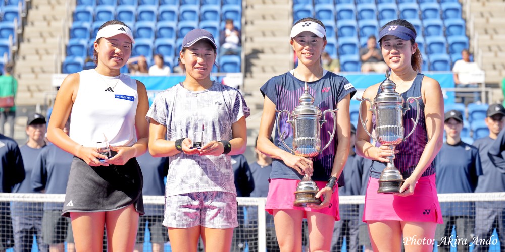 【2024/10/11】女子ダブルスは林恵里奈／森崎可南子組が優勝