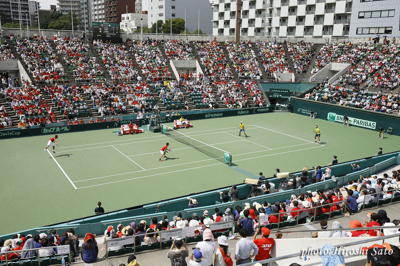 【デビスカップ・ブラジル戦】会場は大阪・靱テニスセンターに決定