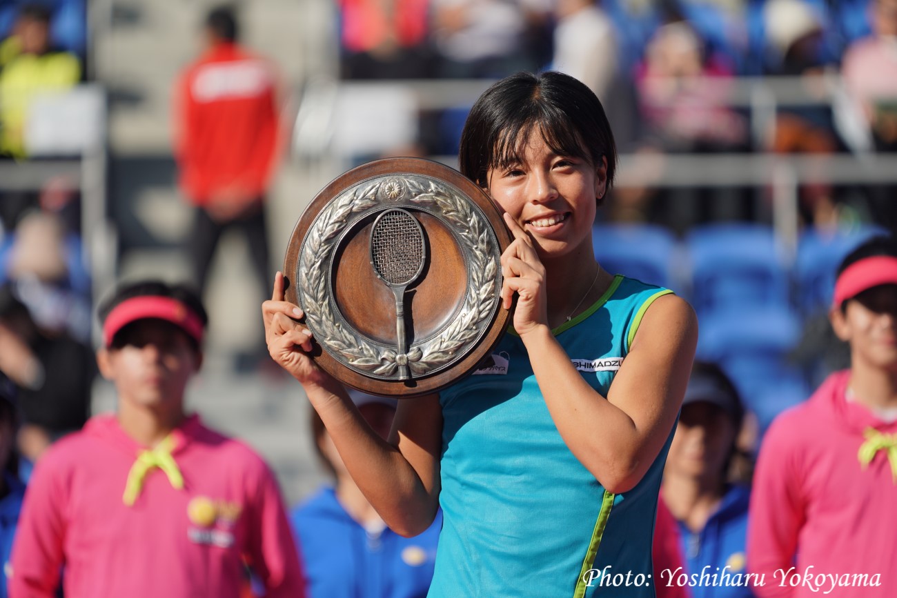 【三菱 全日本テニス選手権】女子シングルスは本玉真唯が優勝