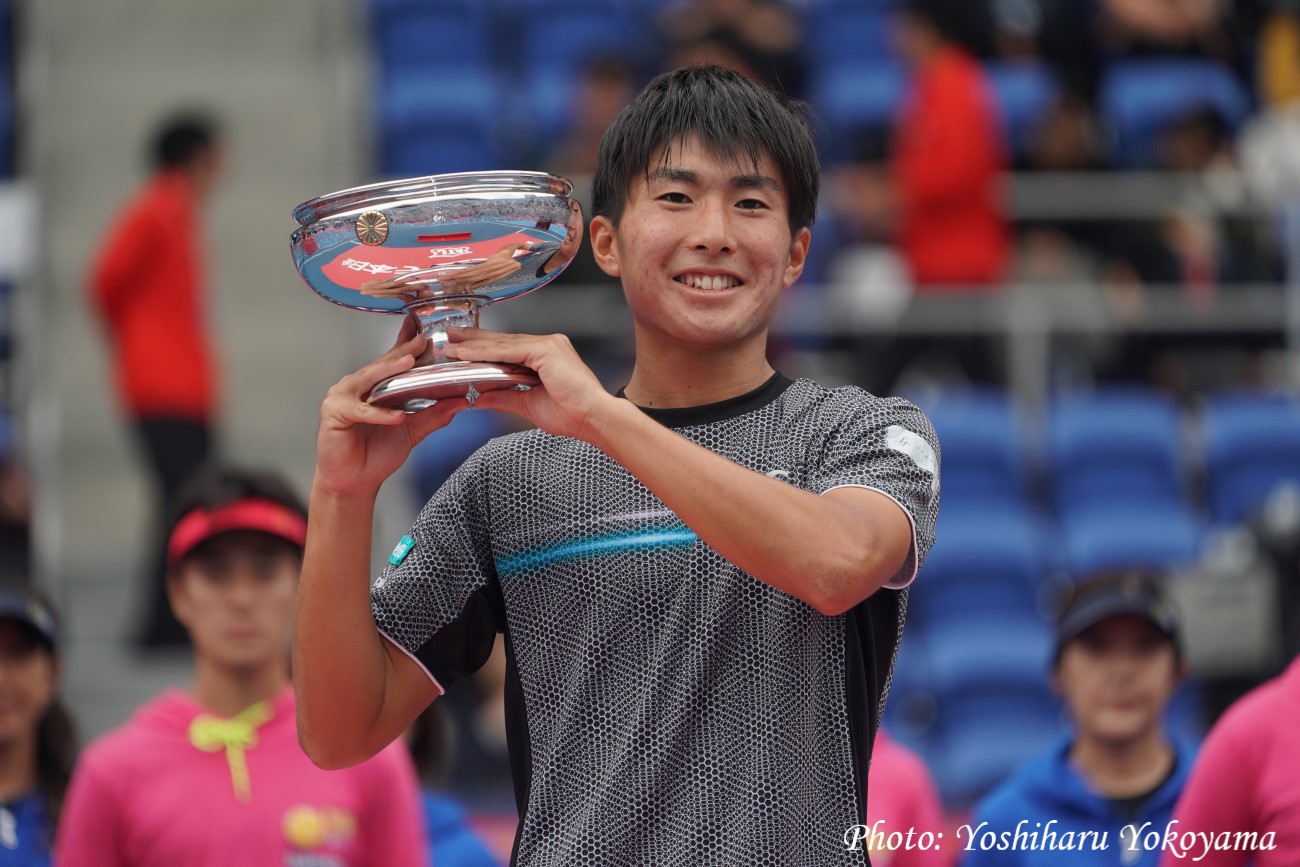【三菱 全日本テニス選手権】男子シングルスは野口莉央が優勝 