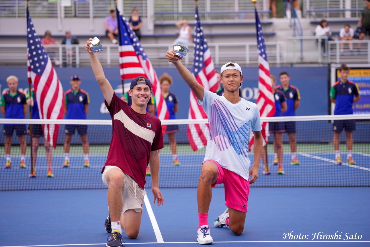 【全米オープン】ジュニア男子ダブルスで坂本怜ペアが優勝