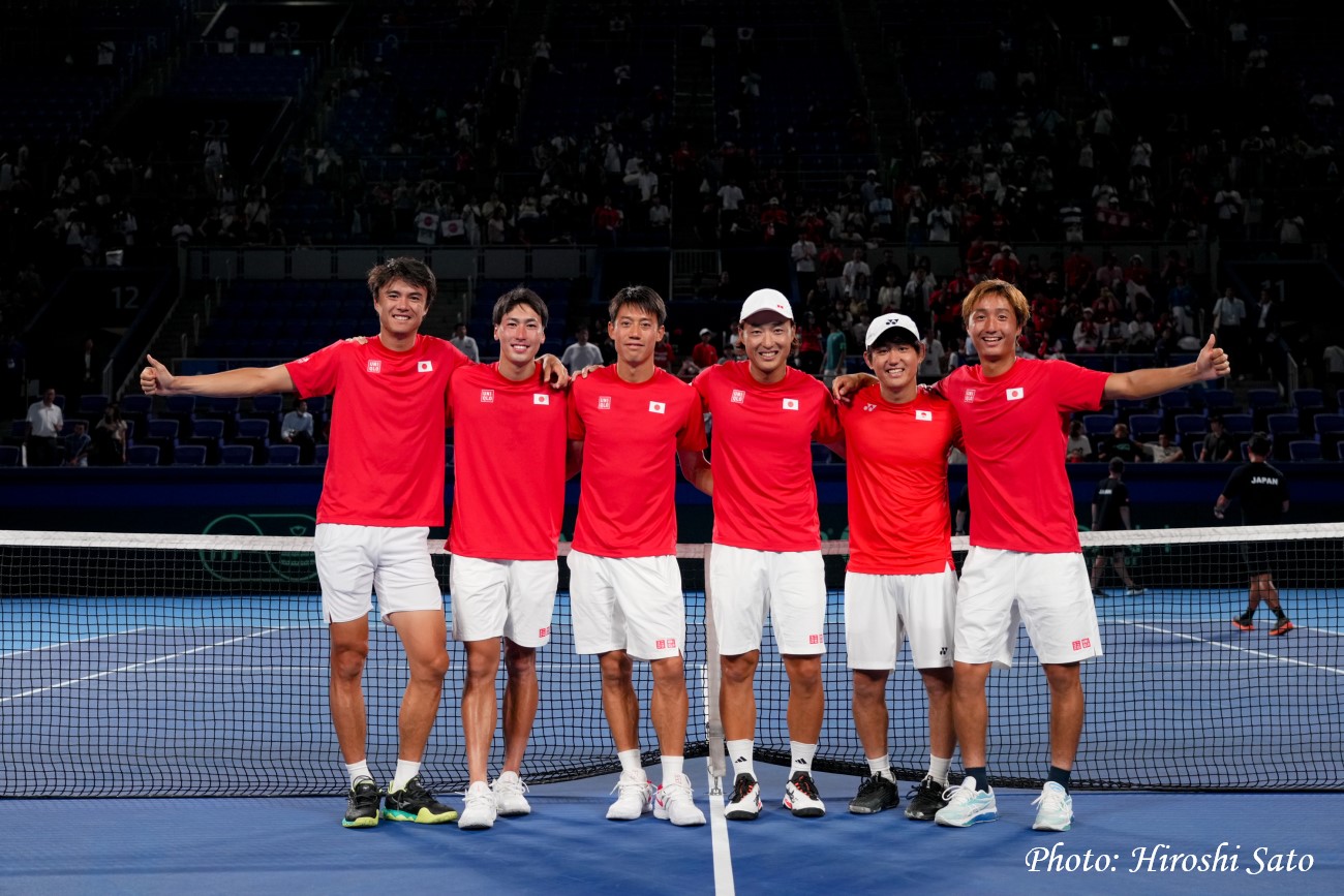 【デビスカップ・コロンビア戦】日本が3-1で勝利、ファイナル予選進出