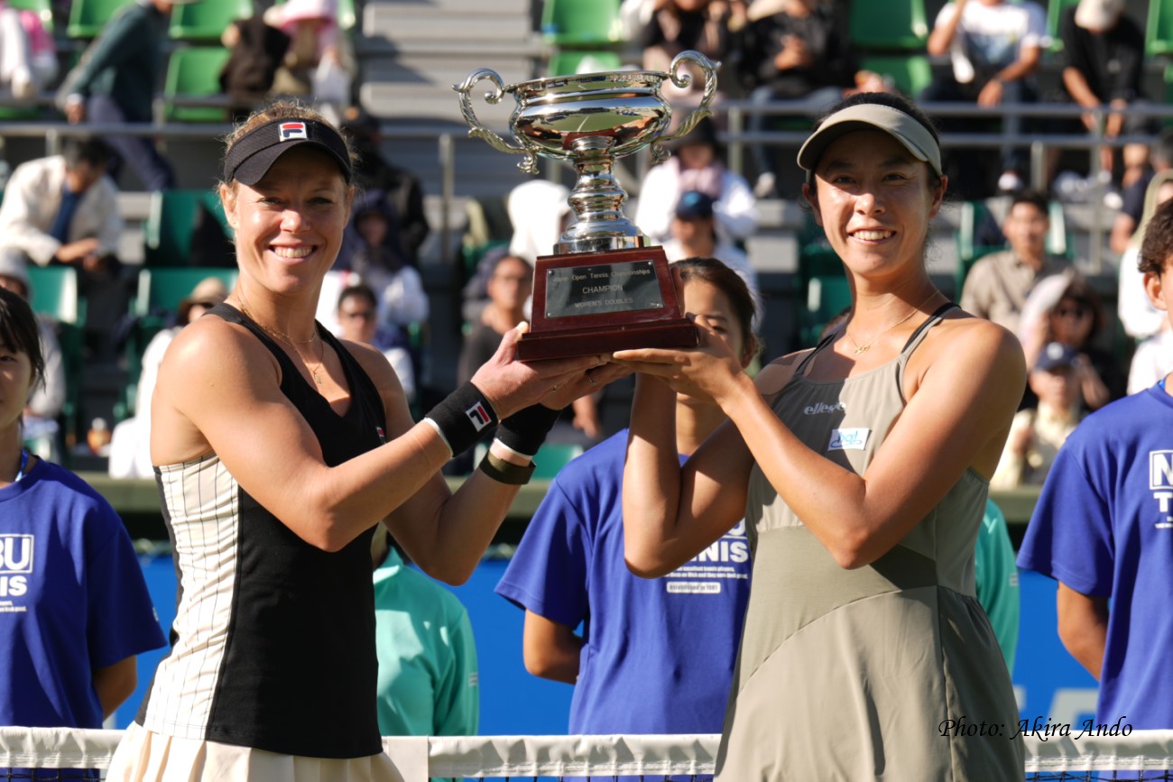 【木下グループJO】女子ダブルスで柴原瑛菜組が優勝