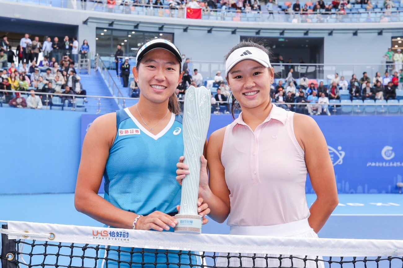 【江西オープン】内島萌夏がダブルスで初のWTAツアータイトル獲得