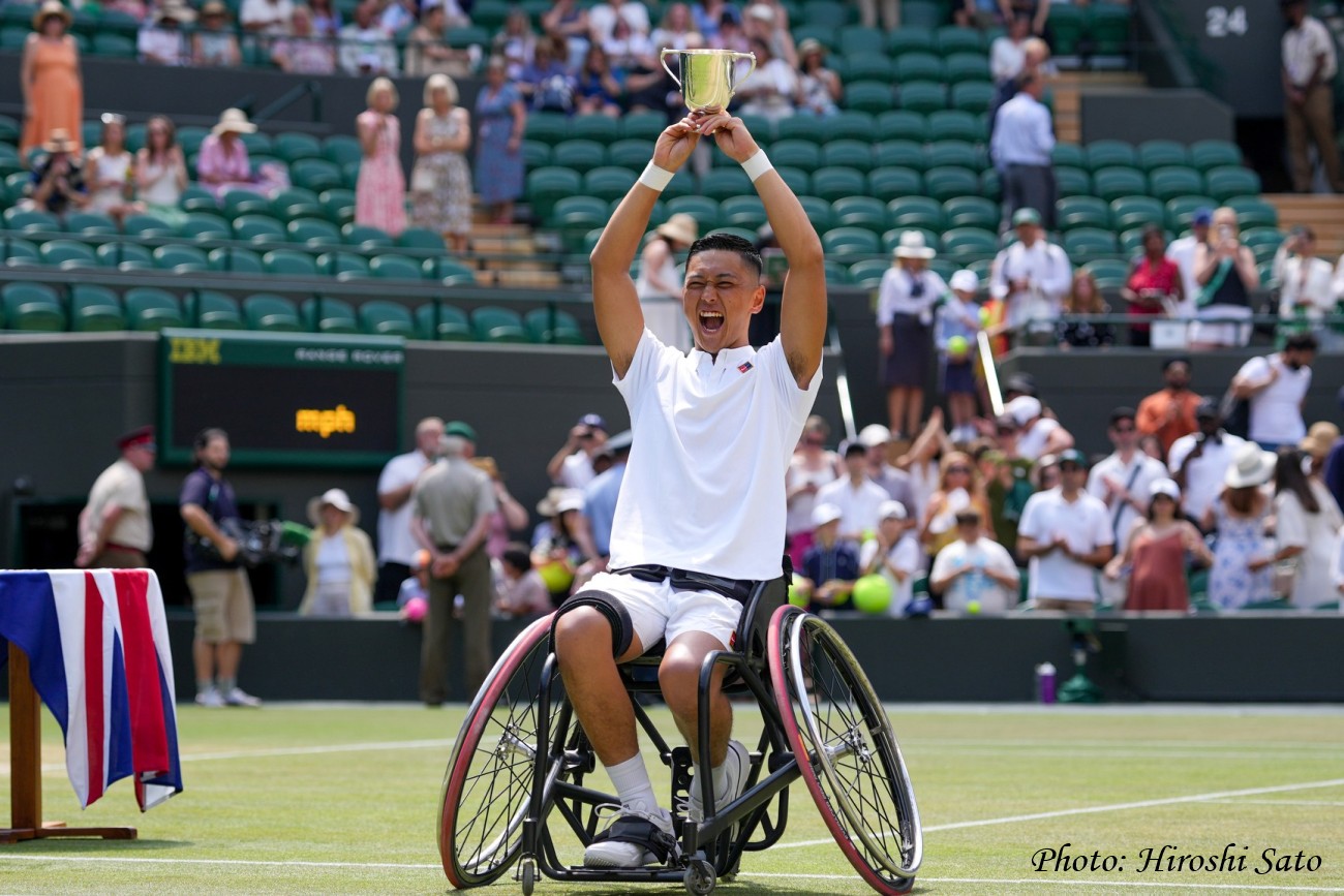 【ウィンブルドン選手権】小田凱人が2年ぶり2度目の優勝