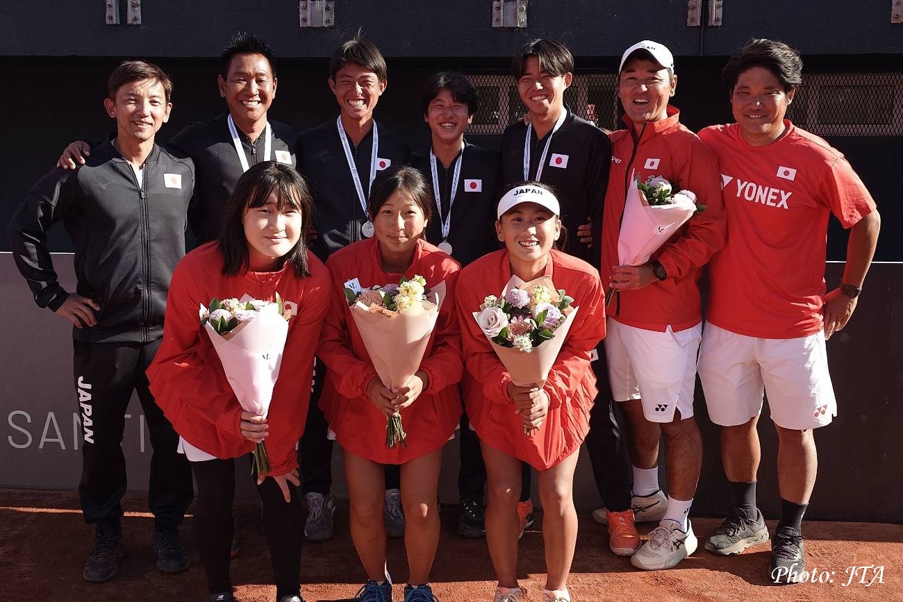 【デ杯ジュニア／BJK杯ジュニア決勝大会】男子は準優勝、女子は6位