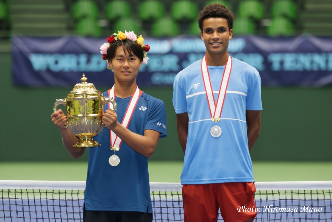【世界スーパージュニア】男子シングルス決勝で奈良恒輝が優勝