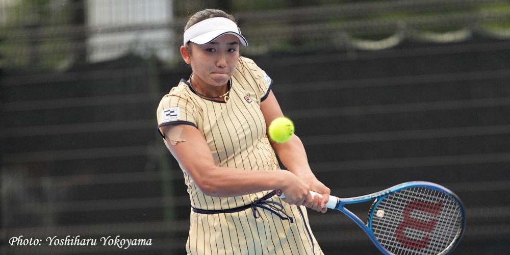 【2025/10/6】第2シードの岡村恭香は逆転勝ちで2回戦進出